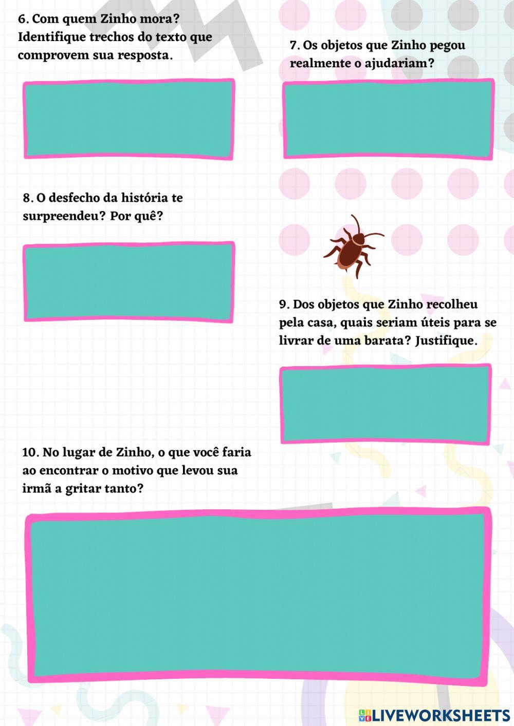 Zinho, o Detetive- Conectando com o texto