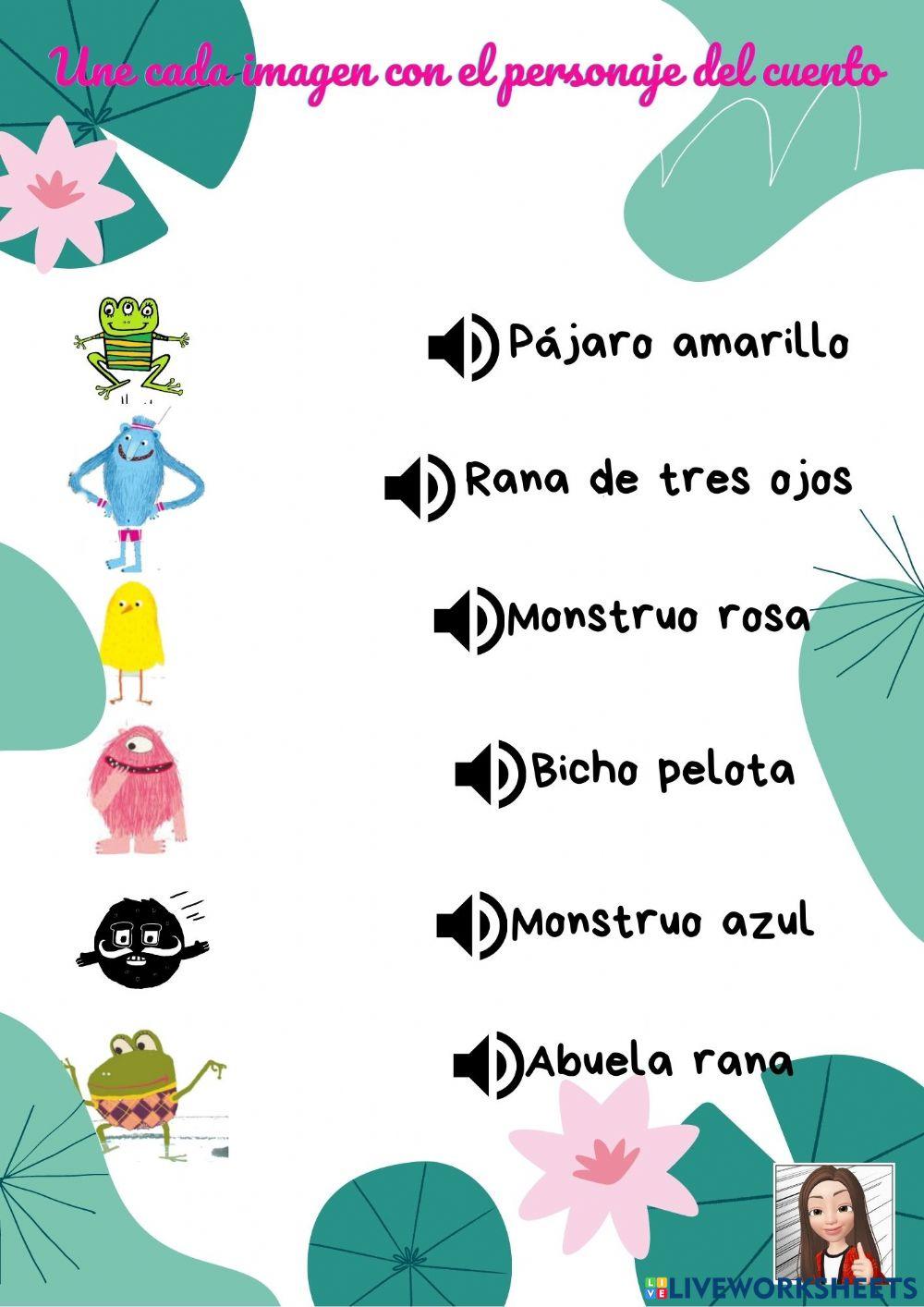 RANA DE TRES OJOS: personajes RANA DE TRES OJOS: personajes