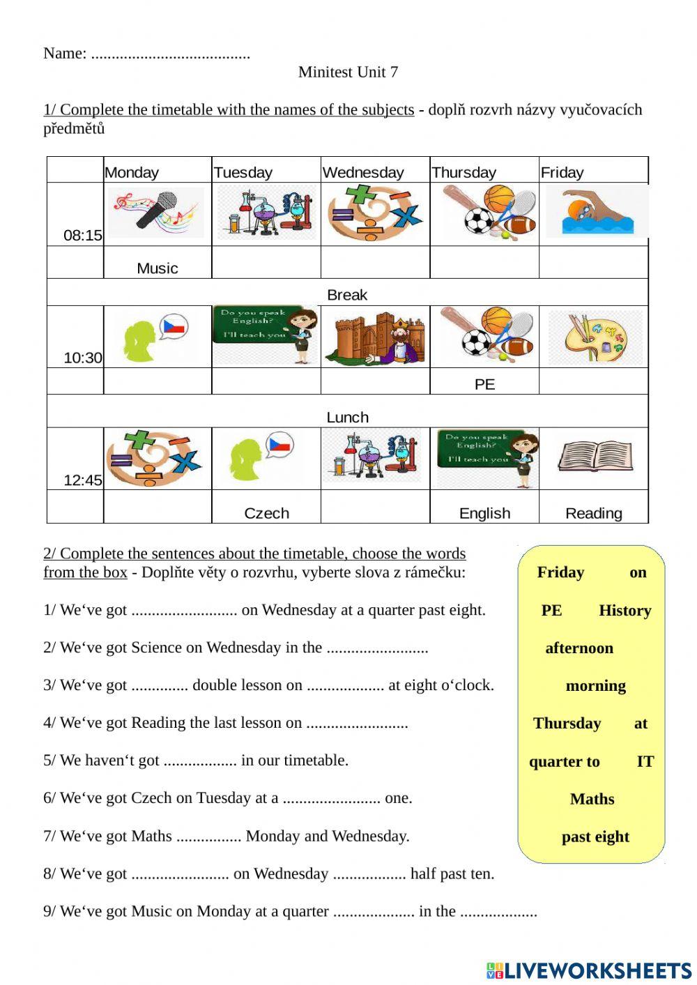Minitest Unit 7 Chit Chat2