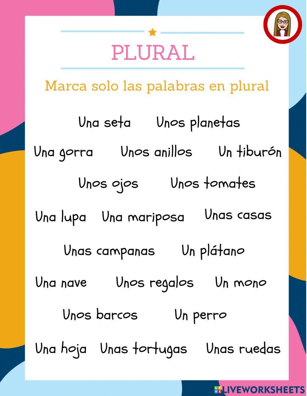 Singular y plural