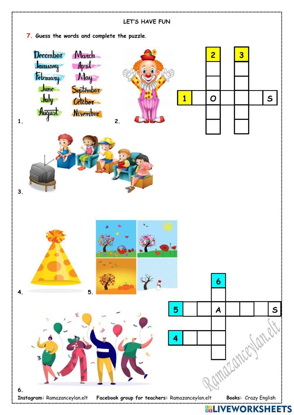 5th grade -unit 7 - party time - revision - ramazanceylan