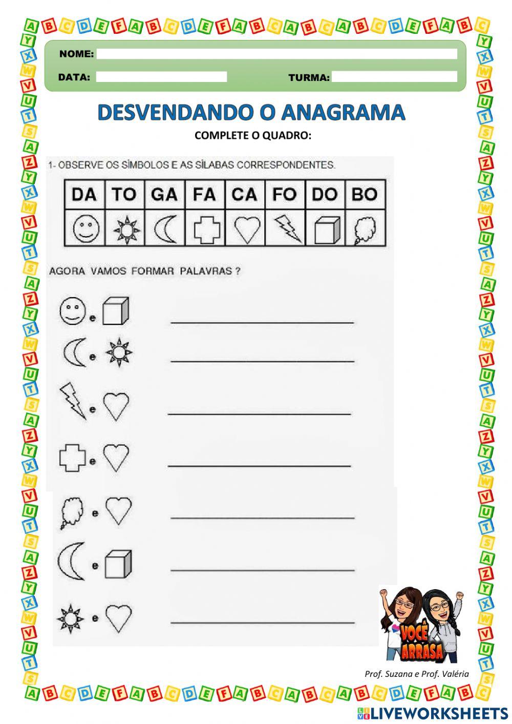 Desvendando o Anagrama