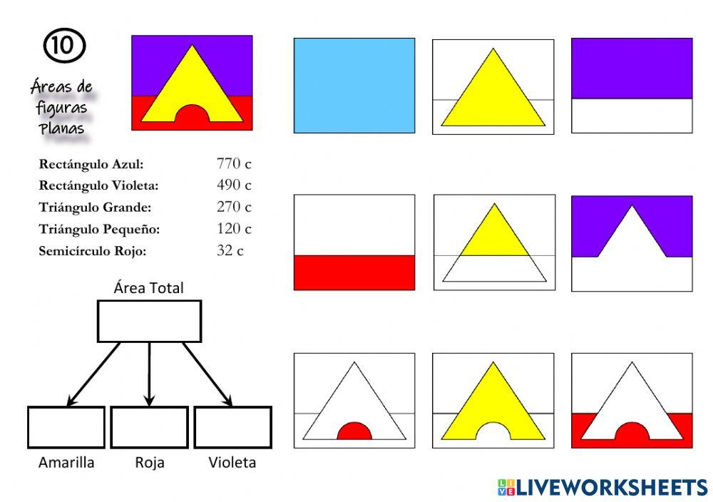 Áreas y porcentajes (10)