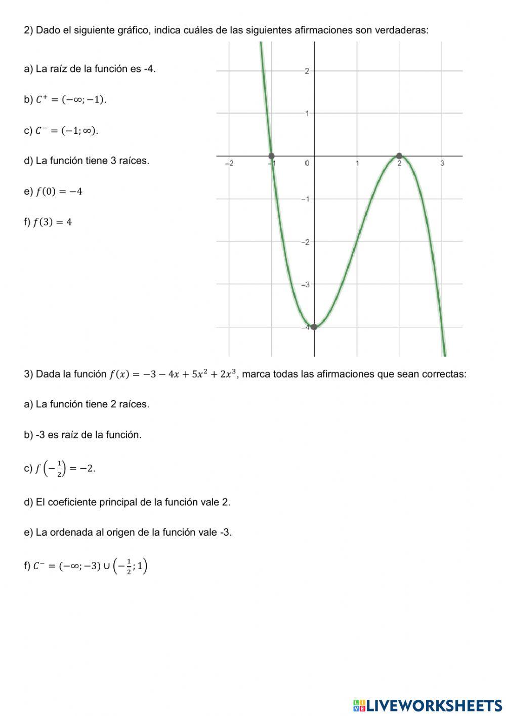 Función polinómica