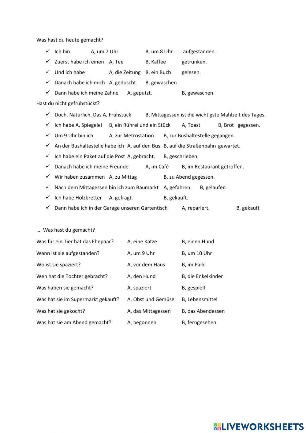 Hörverstehen Deutsch warum nicht 2