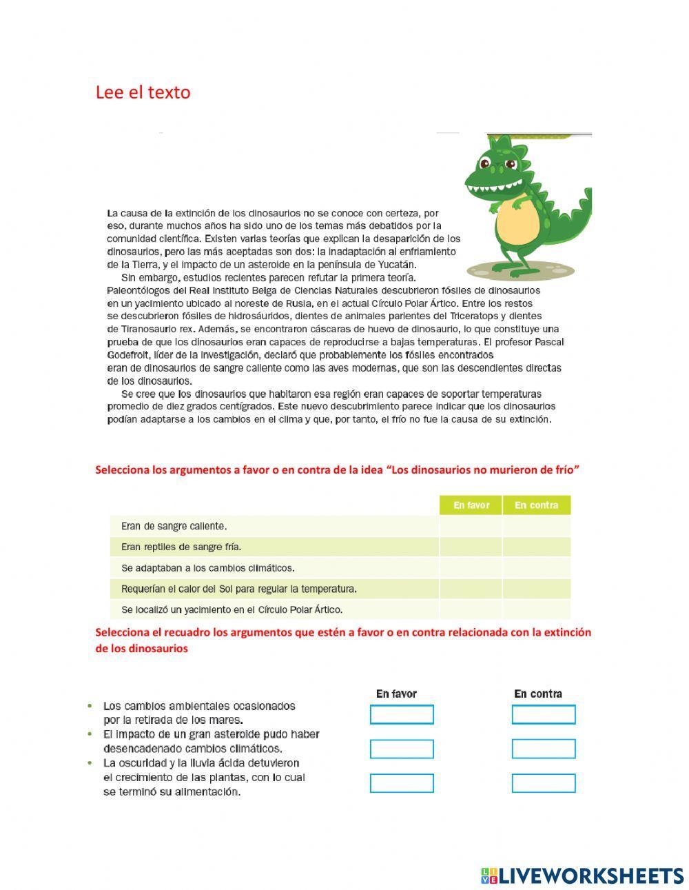 Textos arugumentativos Textos arugumentativos