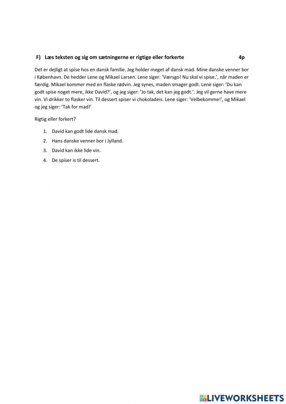 Prøve i dansk AD 7-10