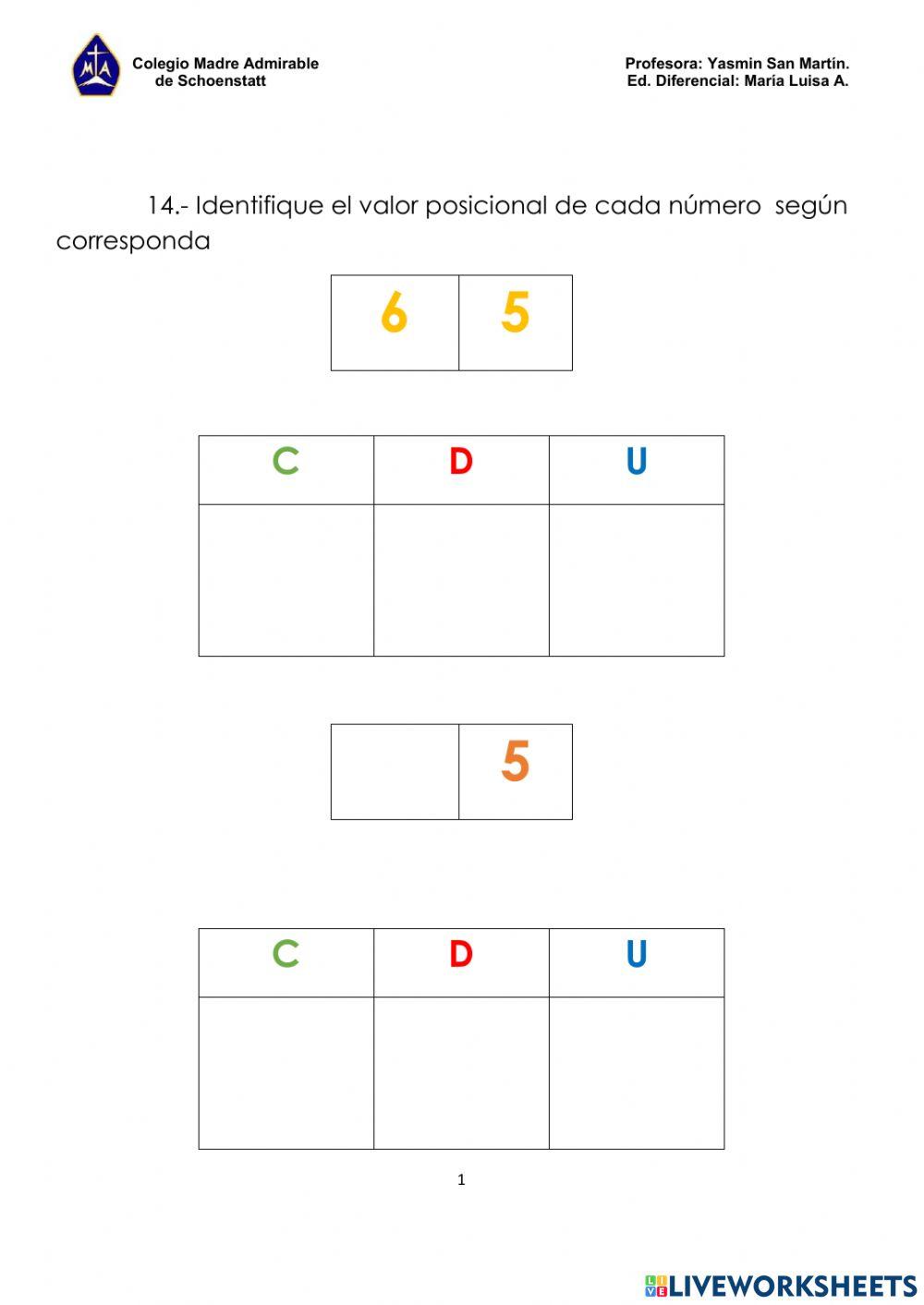 Evaluación Unidad 1