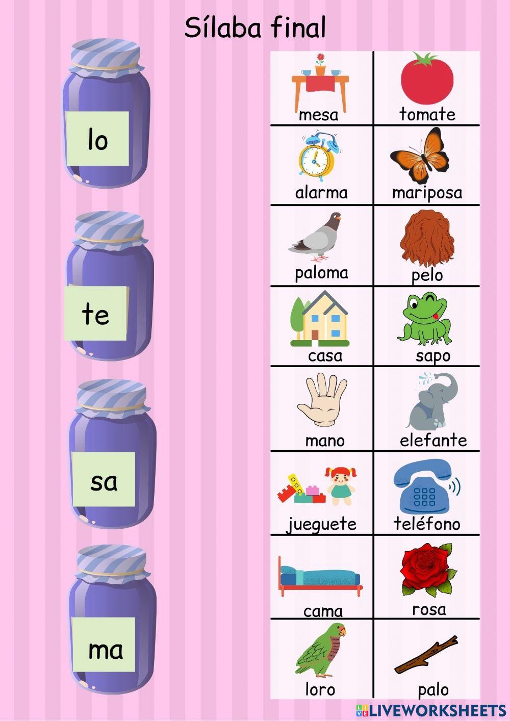 Mermelada de sílabas