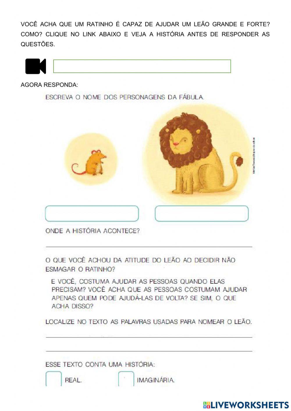 Lingua portuguesa e matemática