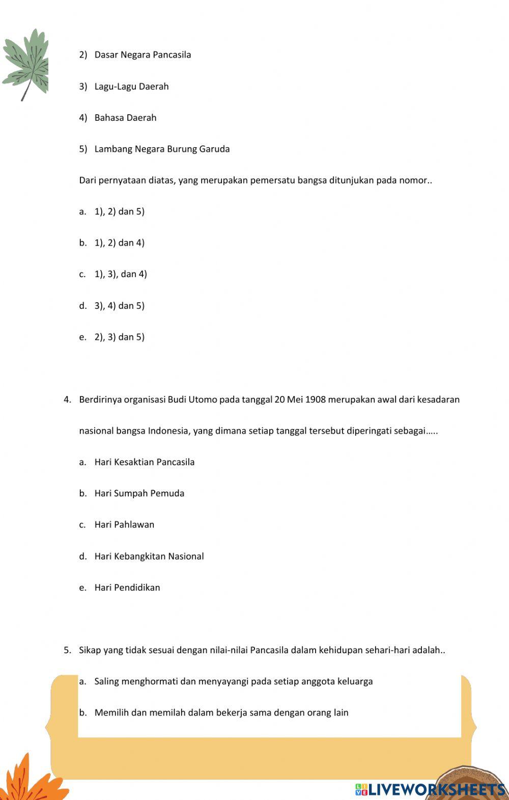 Ulangan harian kd 3.6