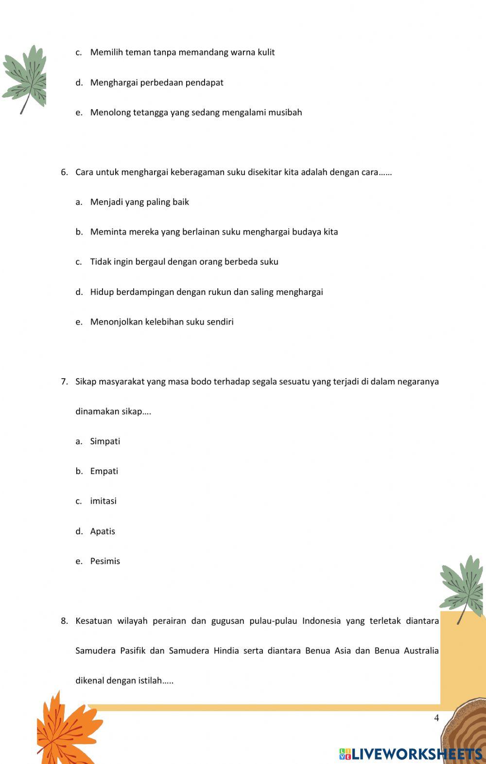 Ulangan harian kd 3.6