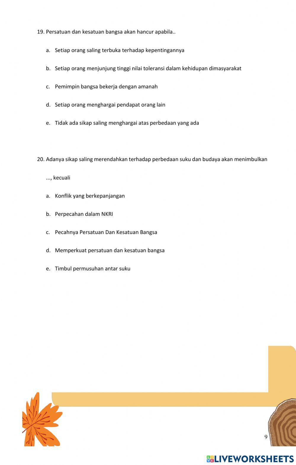 Ulangan harian kd 3.6