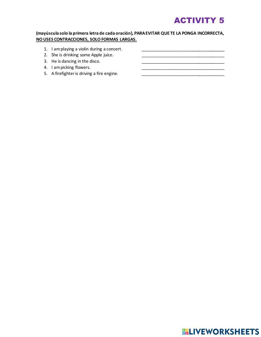 Activity 5 Activity 5