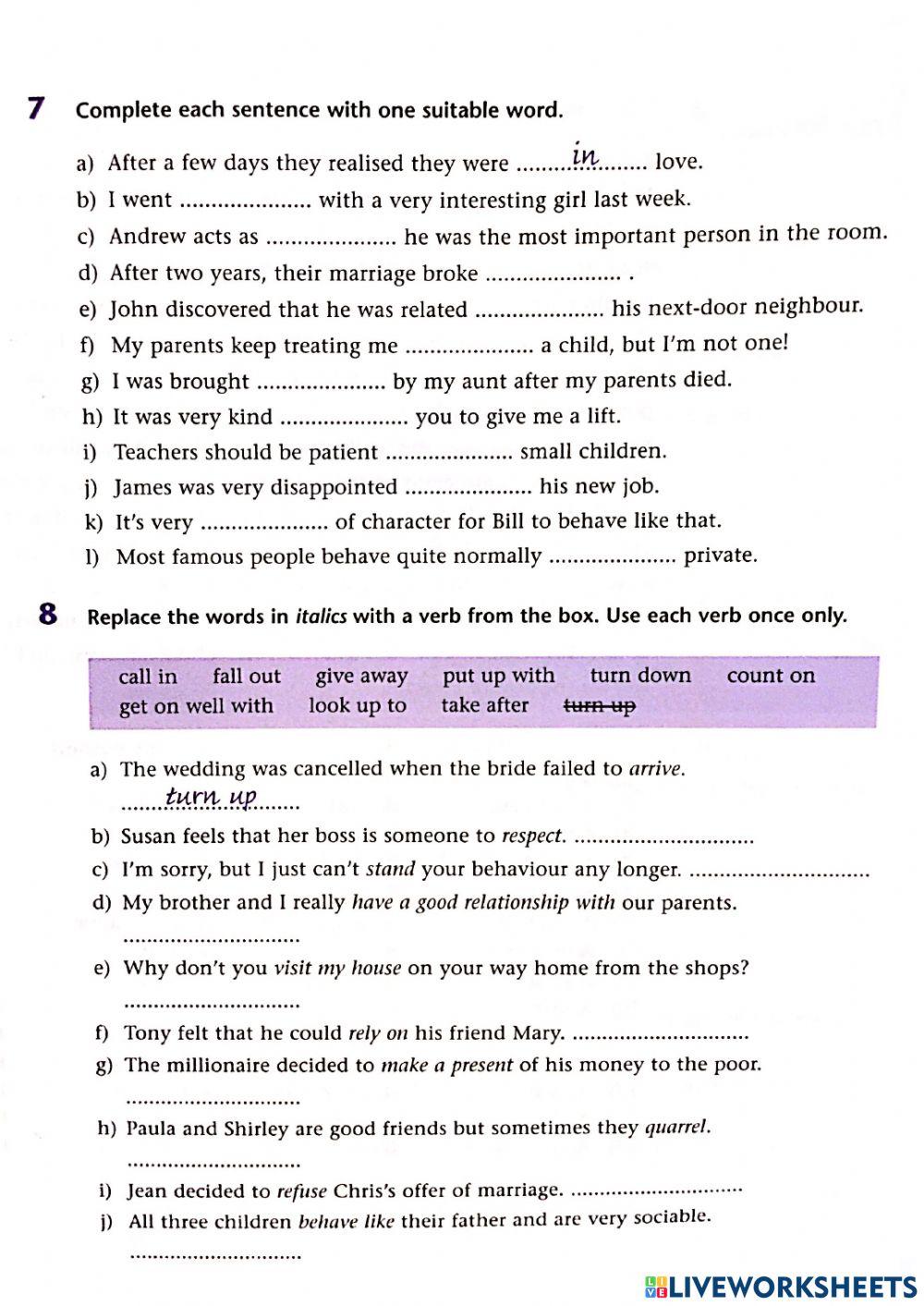 Fce - people & behaviour