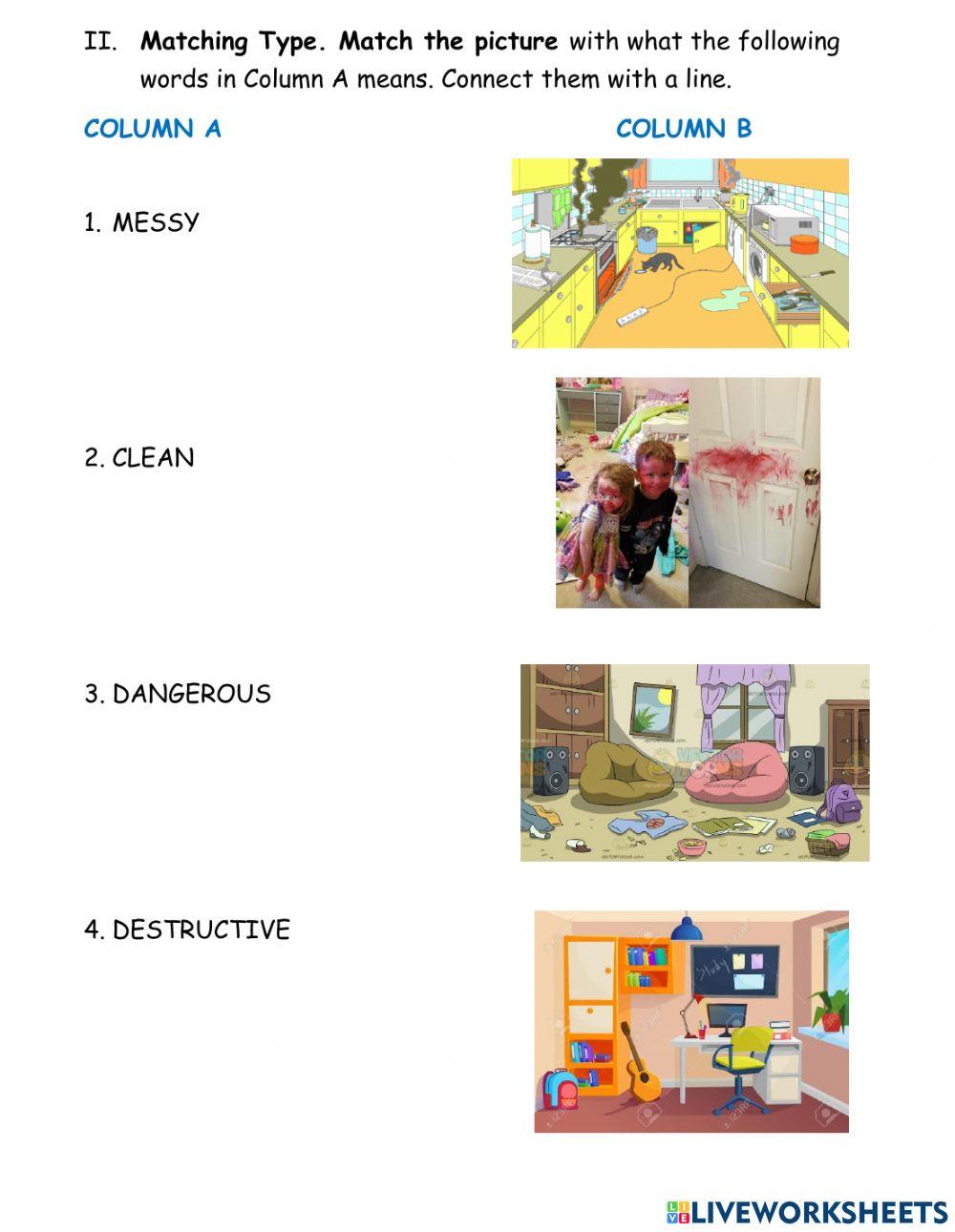 ESP-CL (PRIMARY) - 4th QTR SW LESSON 2: BEING MESSY