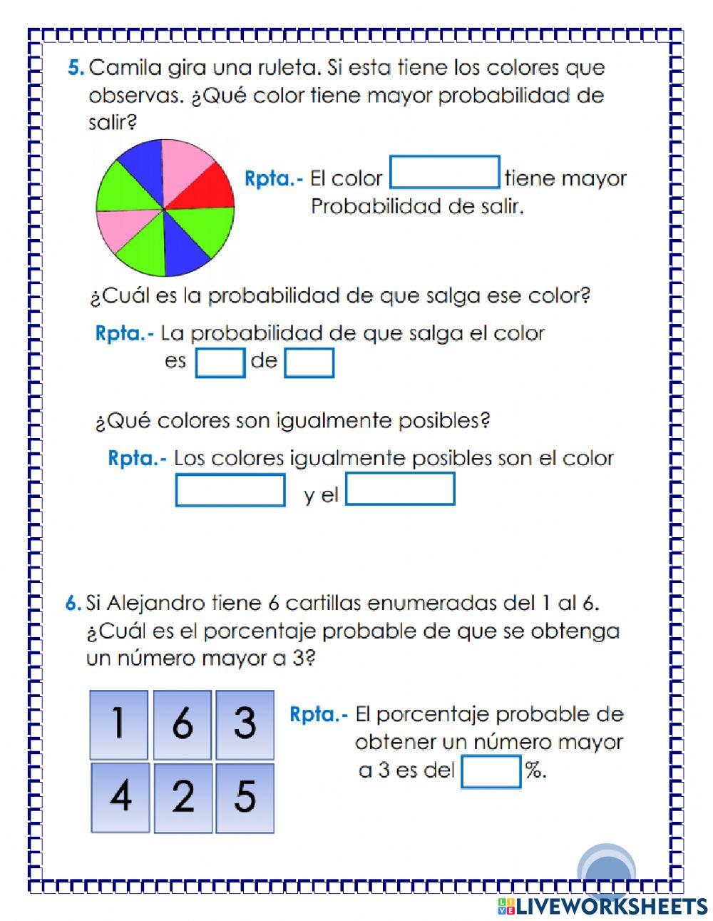Probabilidades Probabilidades