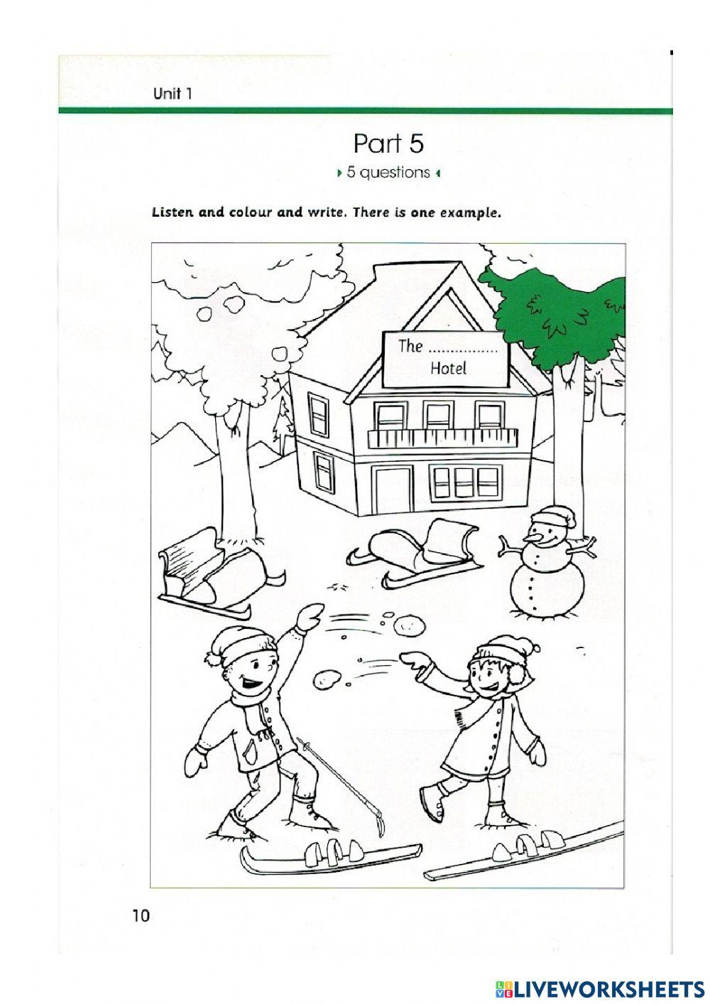 Skills builder Flyers - Listening test 1