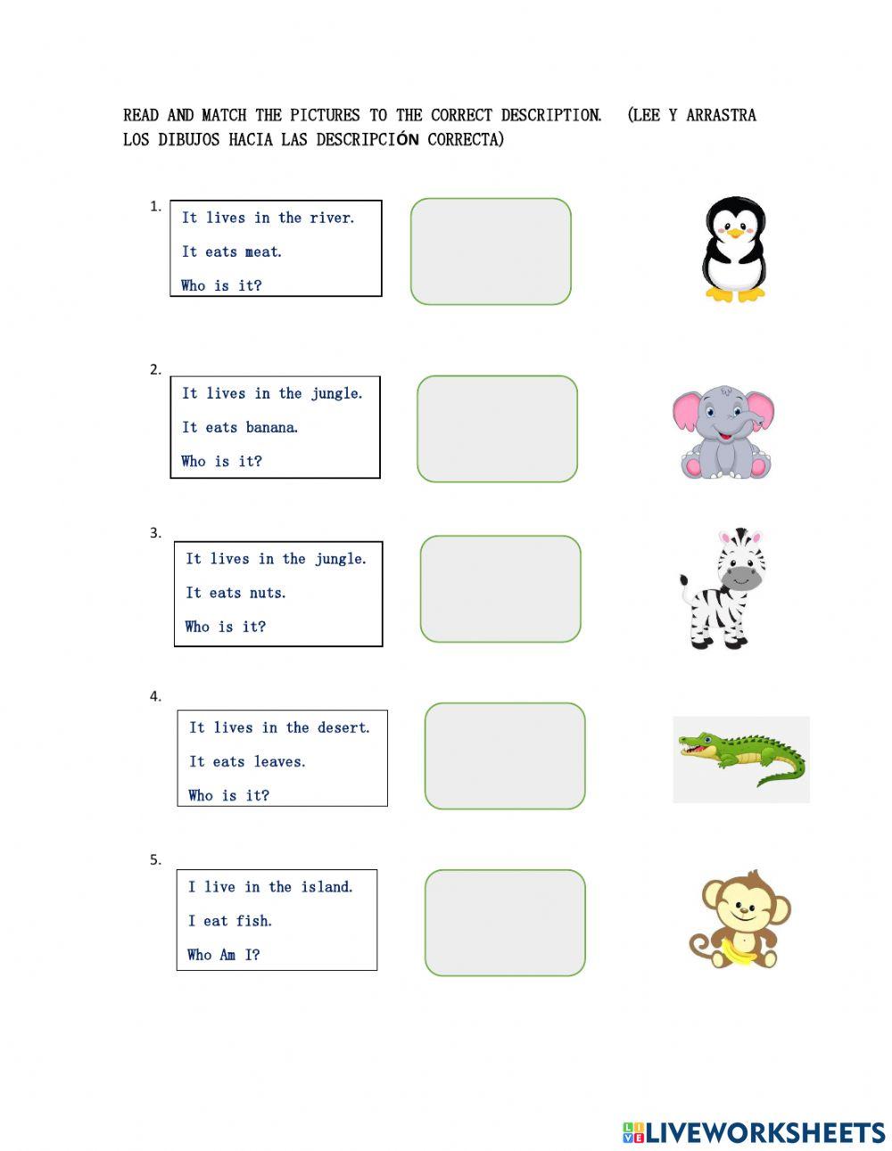 Information about wild animals