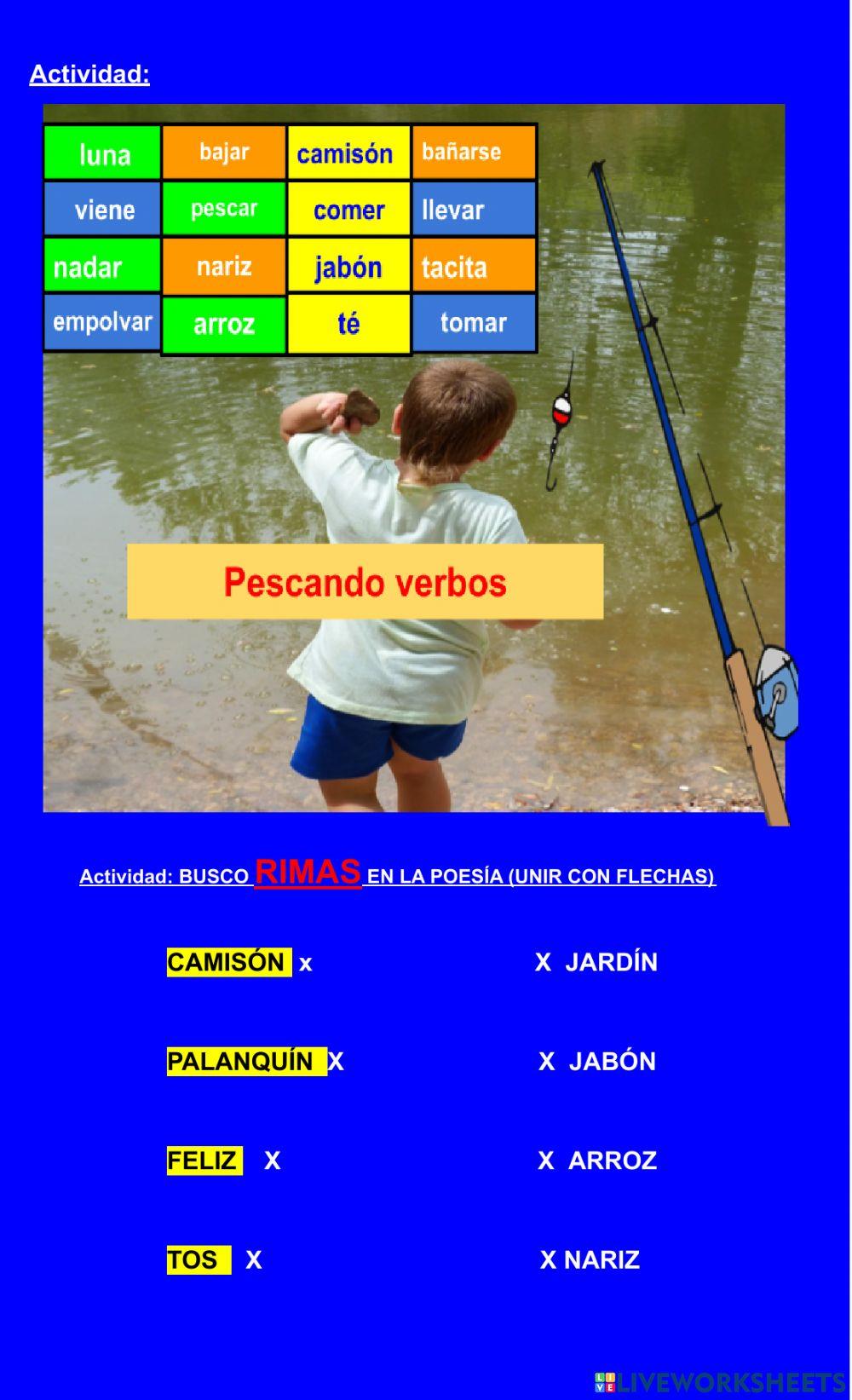 Poesía para bañar la luna- VERBOS