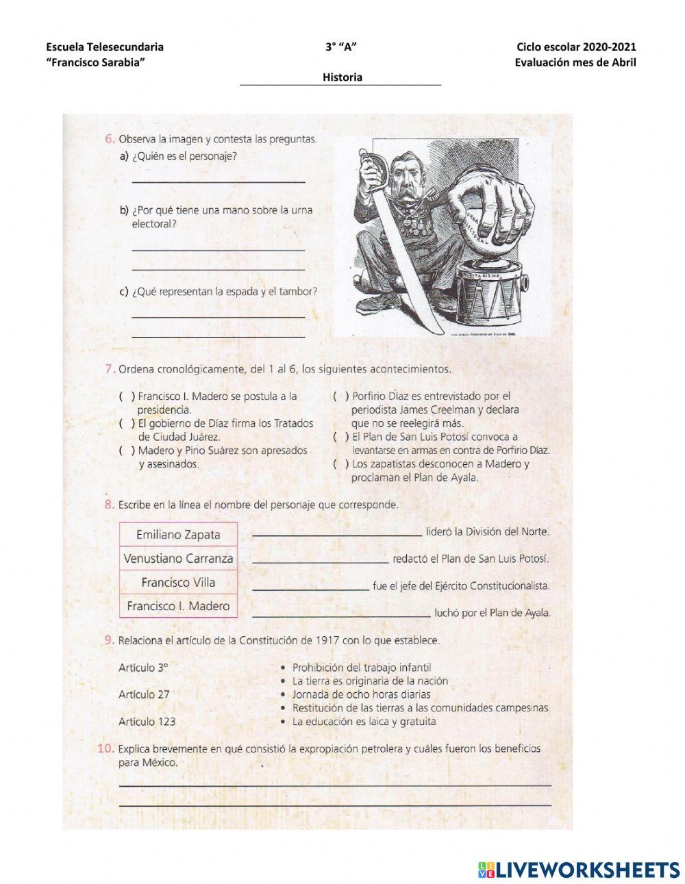 Evaluación Bloque 2 Historia 3