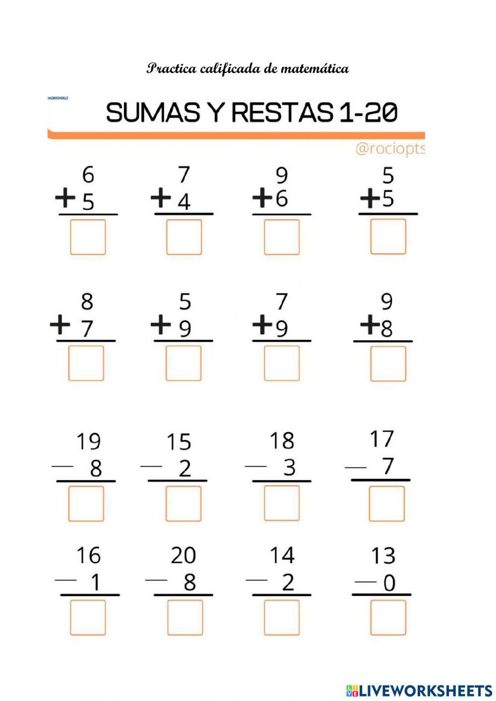 Practica calificada de matemática 1