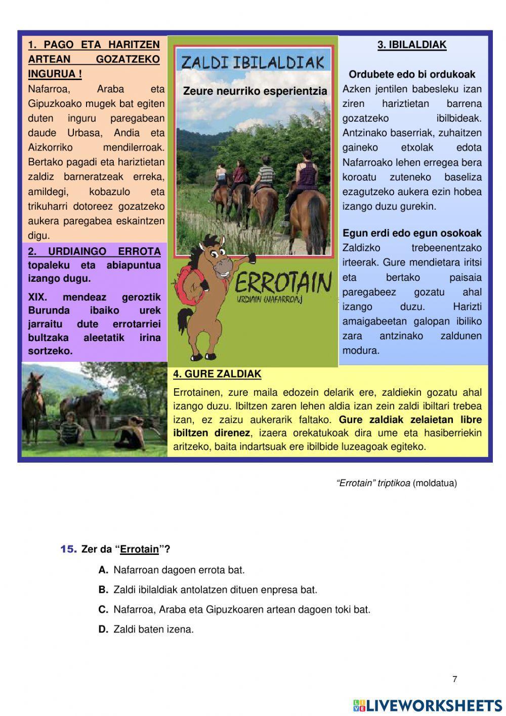 KIRATSAREN USAIN EDERRA eta ERROTAIN