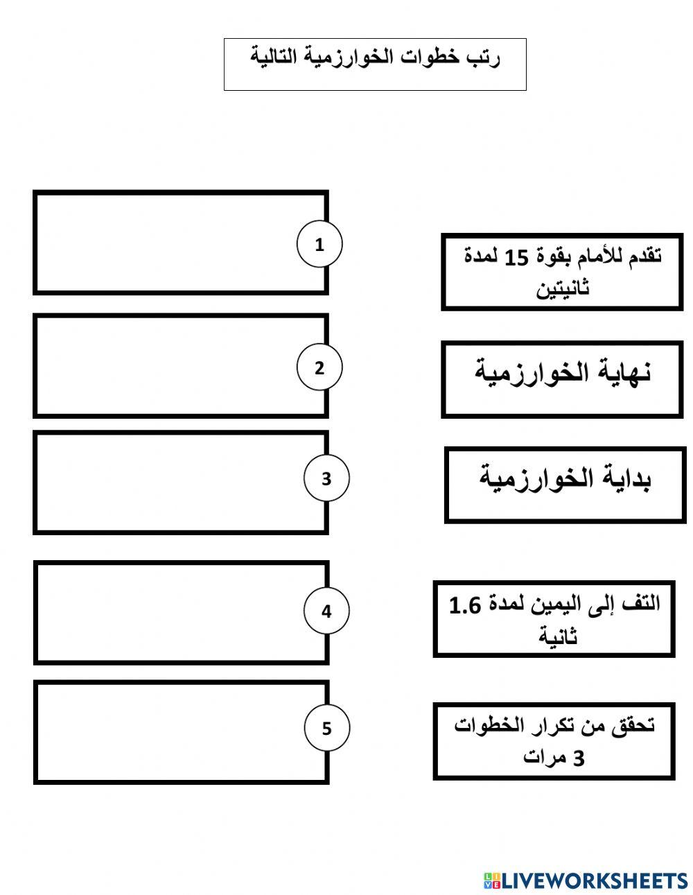 الصف الخامس - الحوسبة وتكنولوجيا المعلومات