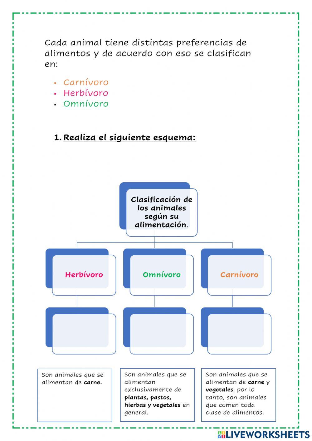 Clasificación según su alimento