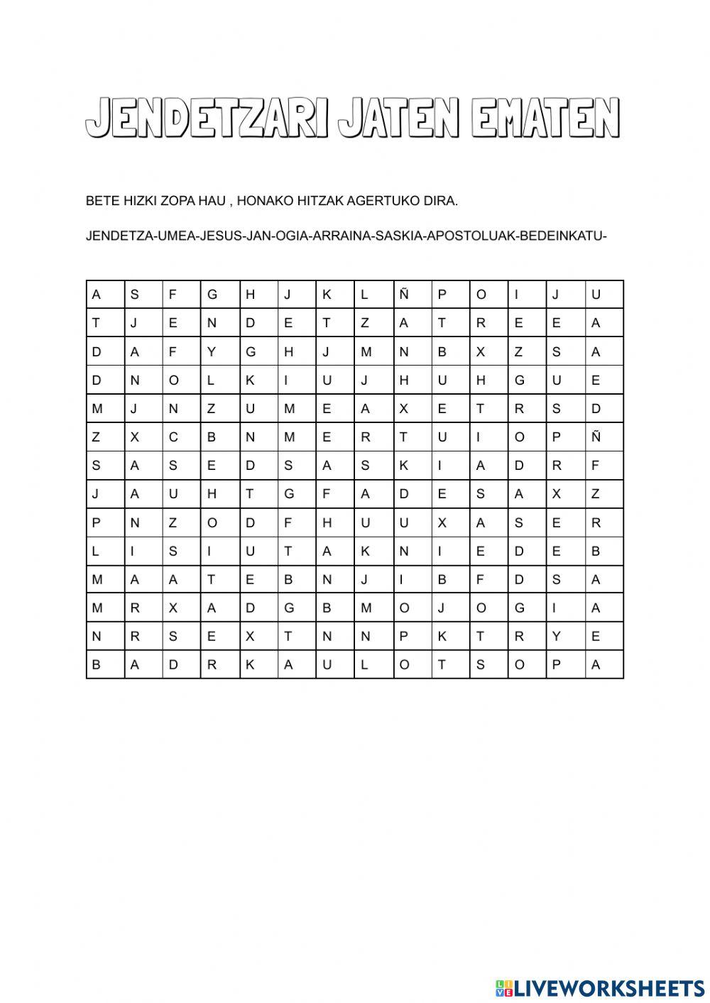 Miraria: Jendetza jaten ematen