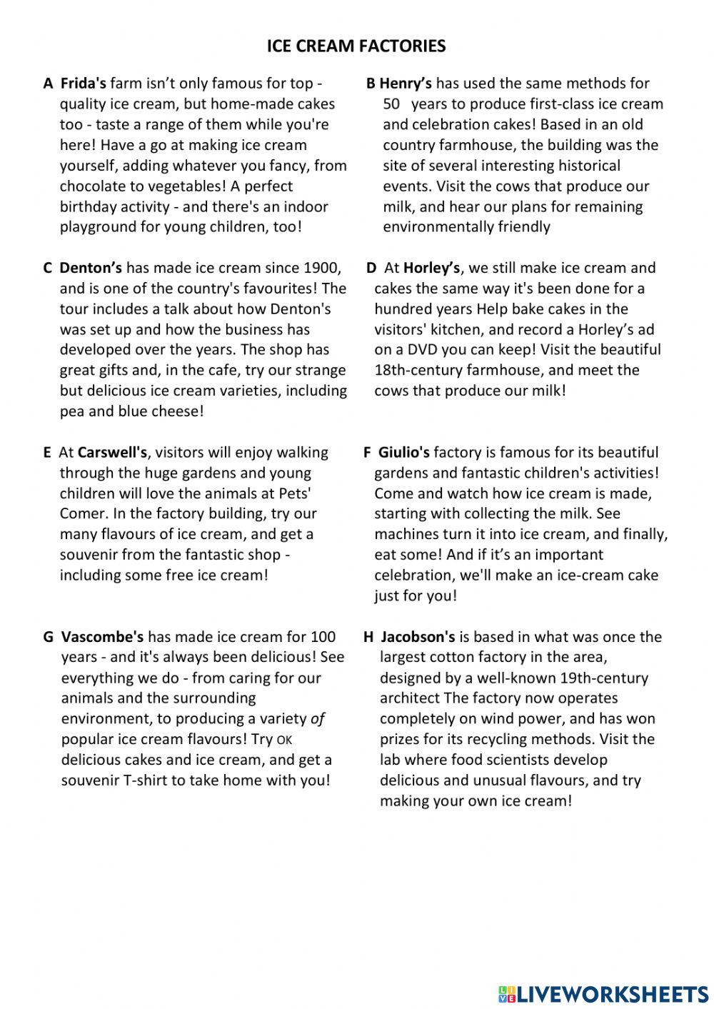 PET - Reading part 2