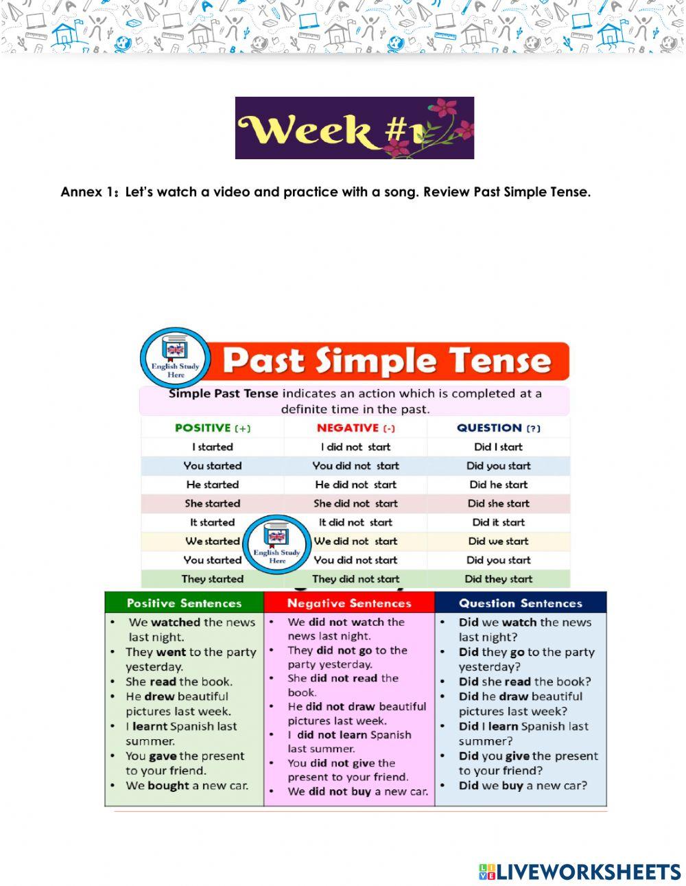 Simple past and present perfect