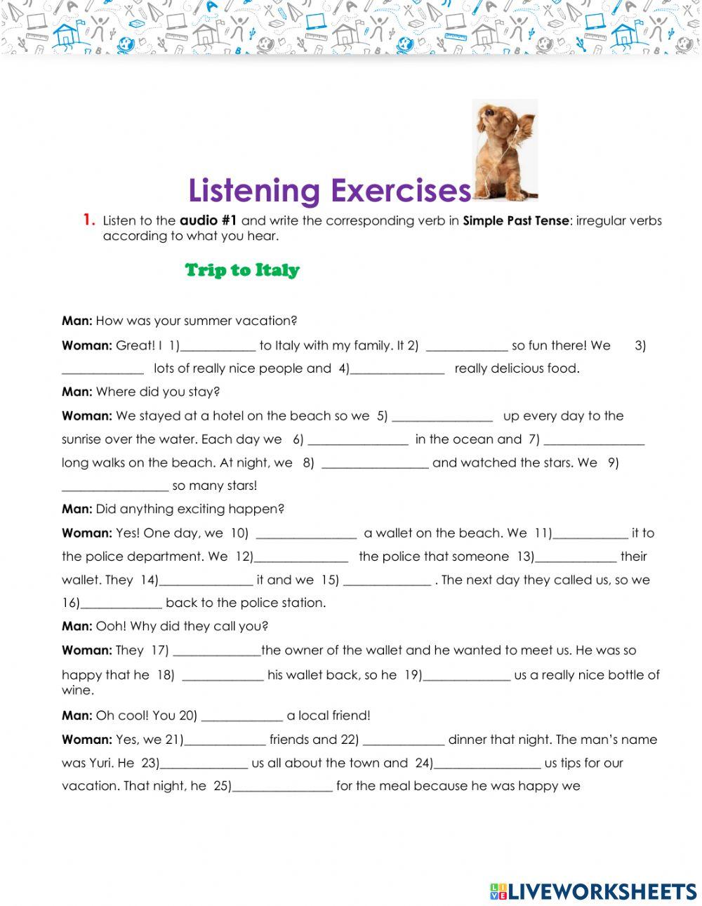 Simple past and present perfect