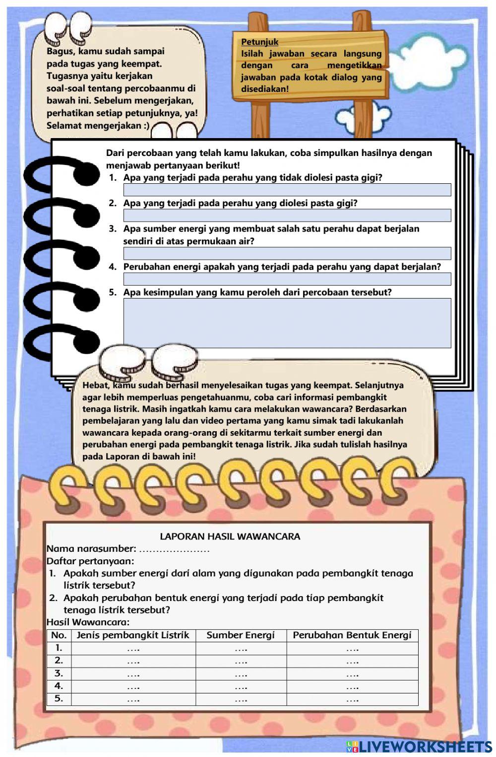Tema 9 Subtema 2 Pembelajaran 3 (Muatan IPA dan Bahasa Indonesia) Revisi