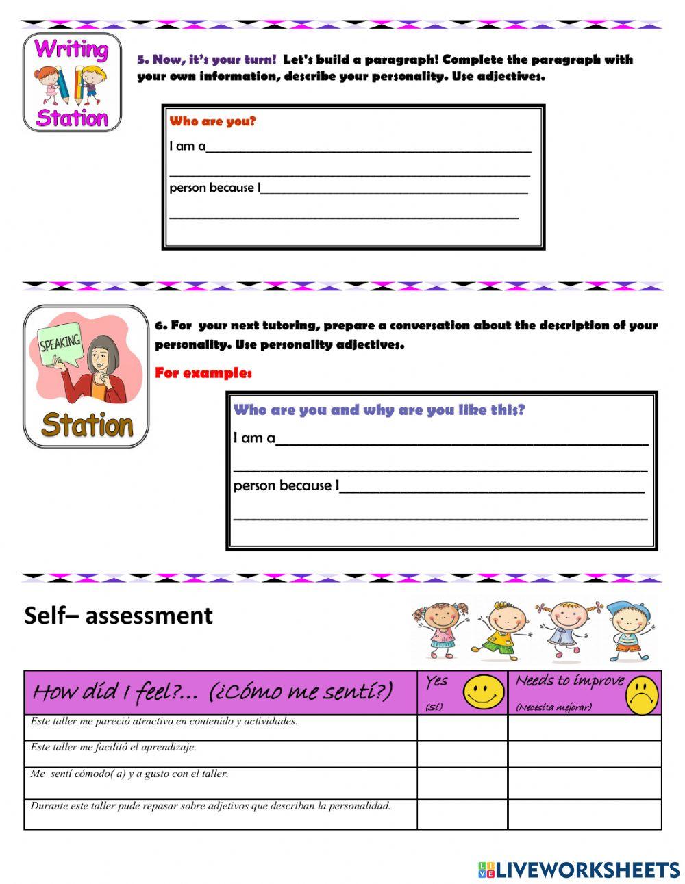 Who am I? - Workshop -3 - Cycle 3