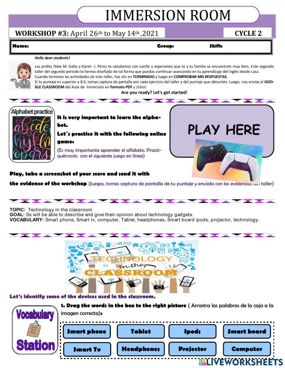 Technology in the classroom