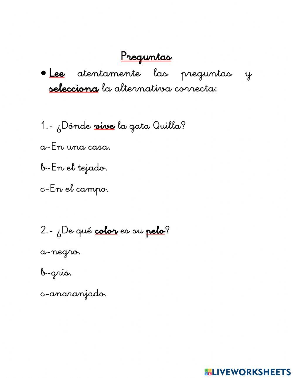 Actividad 1 Comprensión Lectora