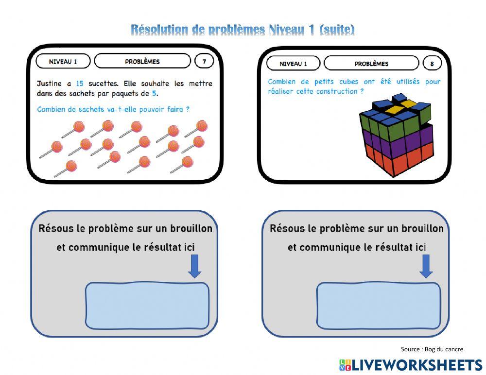 Résolution de problèmes
