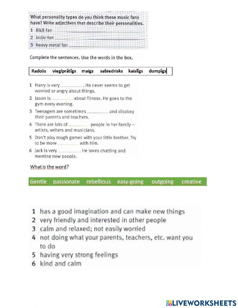 Music and Personality