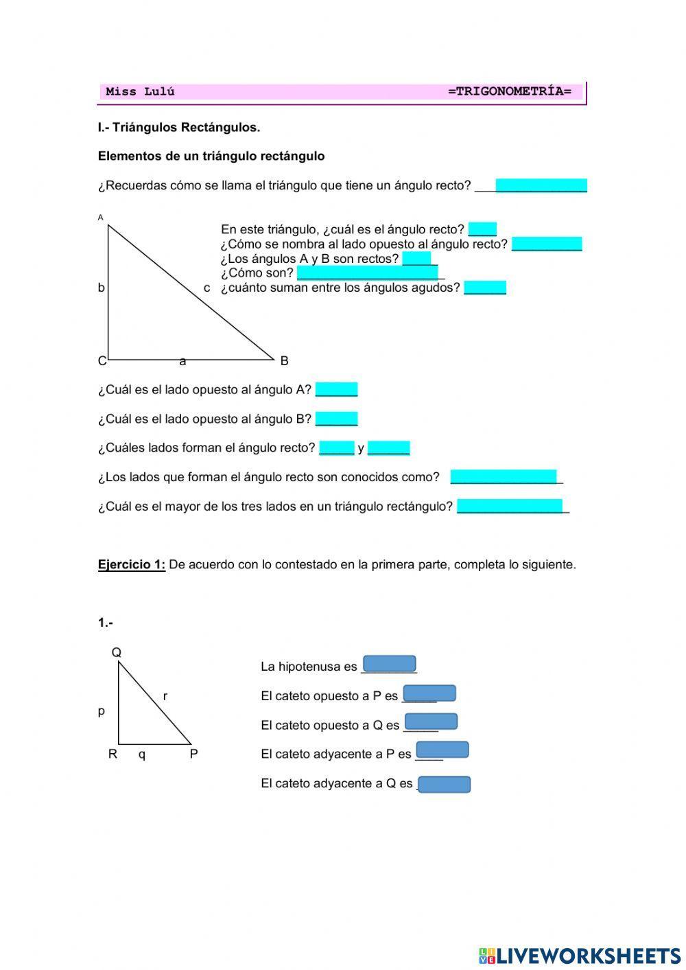 Funciones trigonométricas