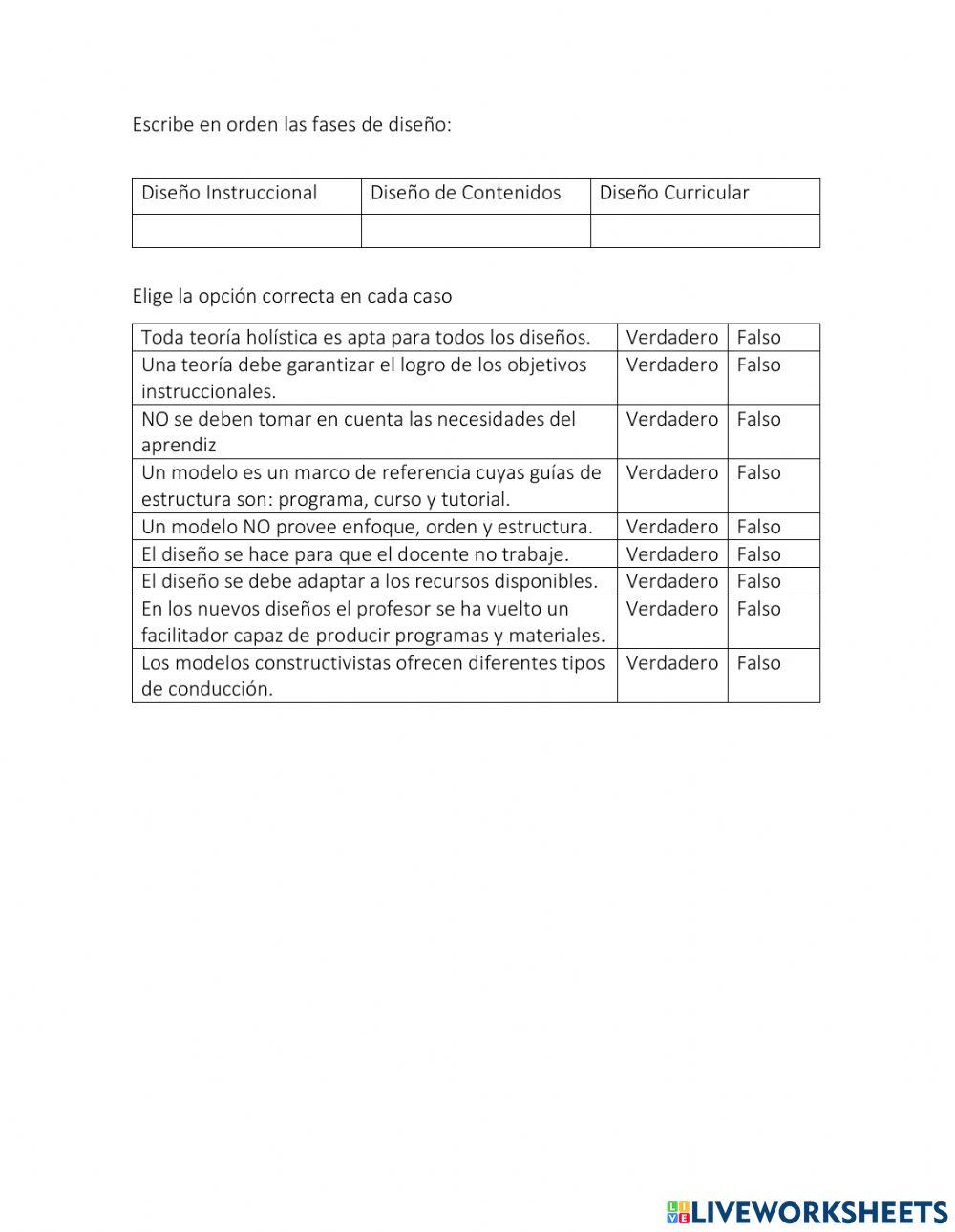 Diseño Instruccional