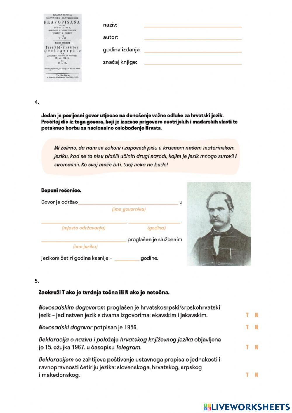 Povijest hrvatskog jezika