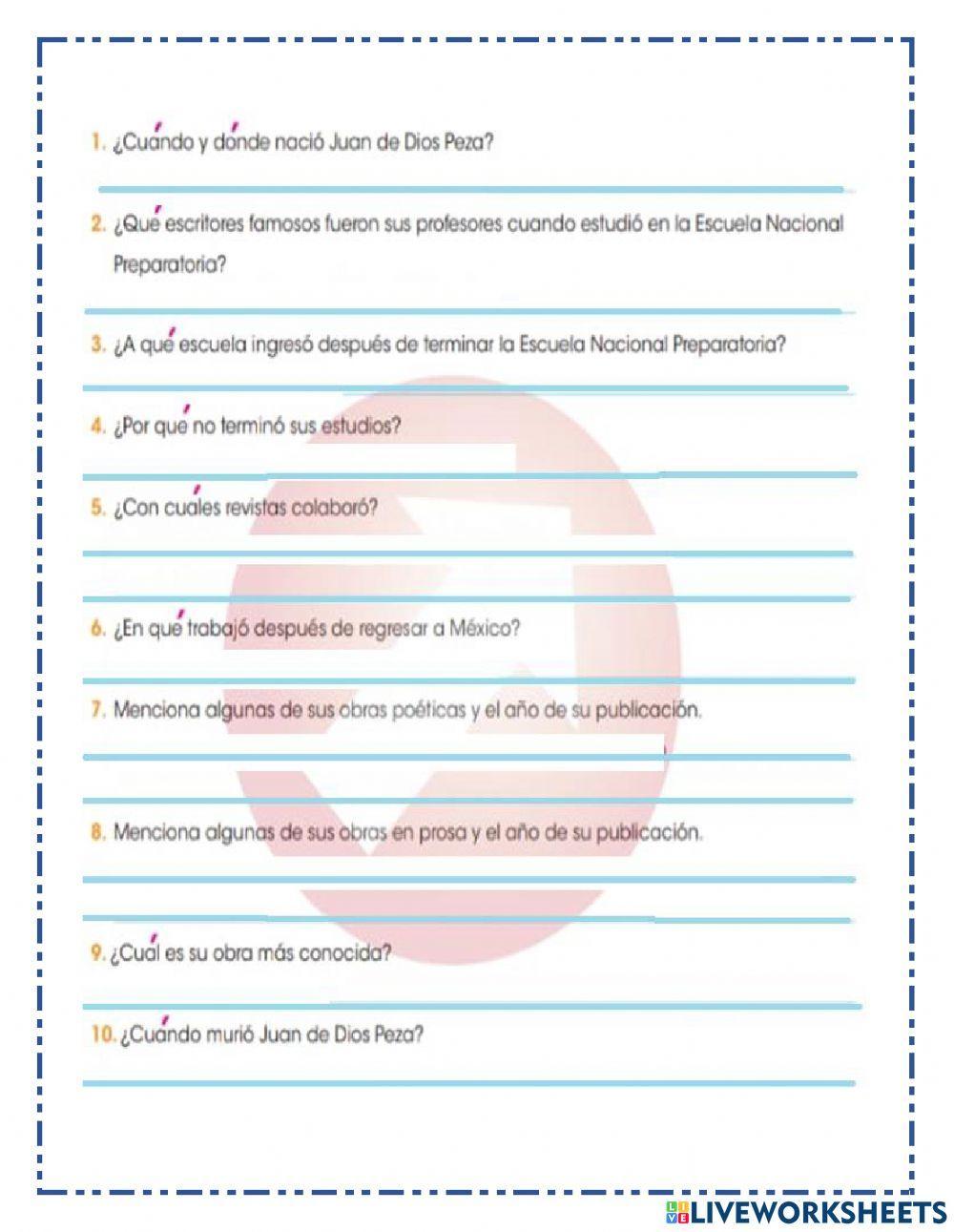 Evaluación español