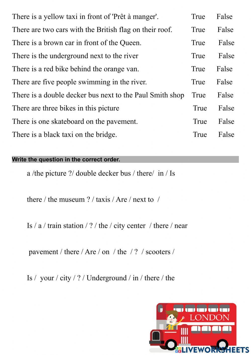 There is - there are - London