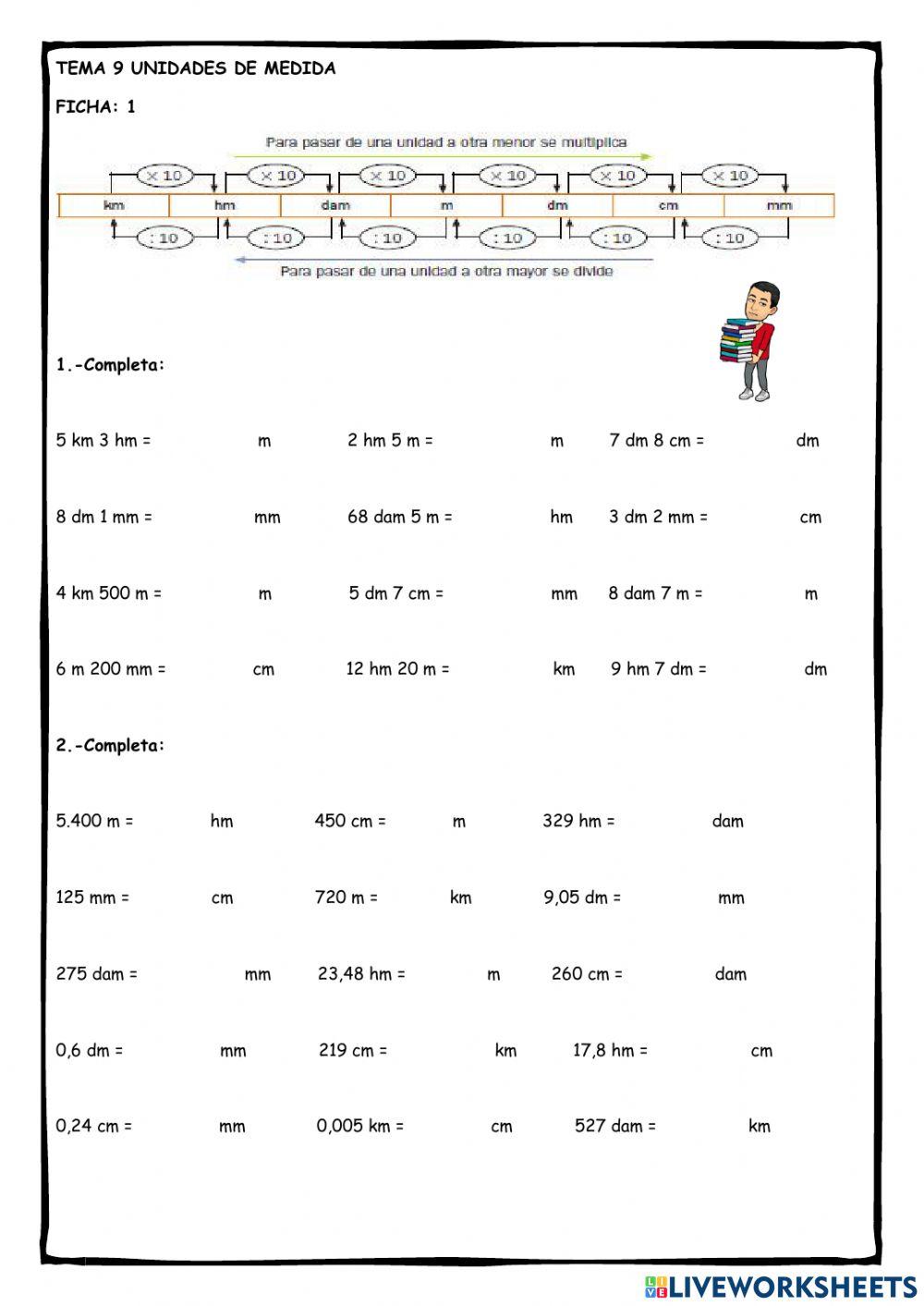 Ficha 1: Unidades de Medida