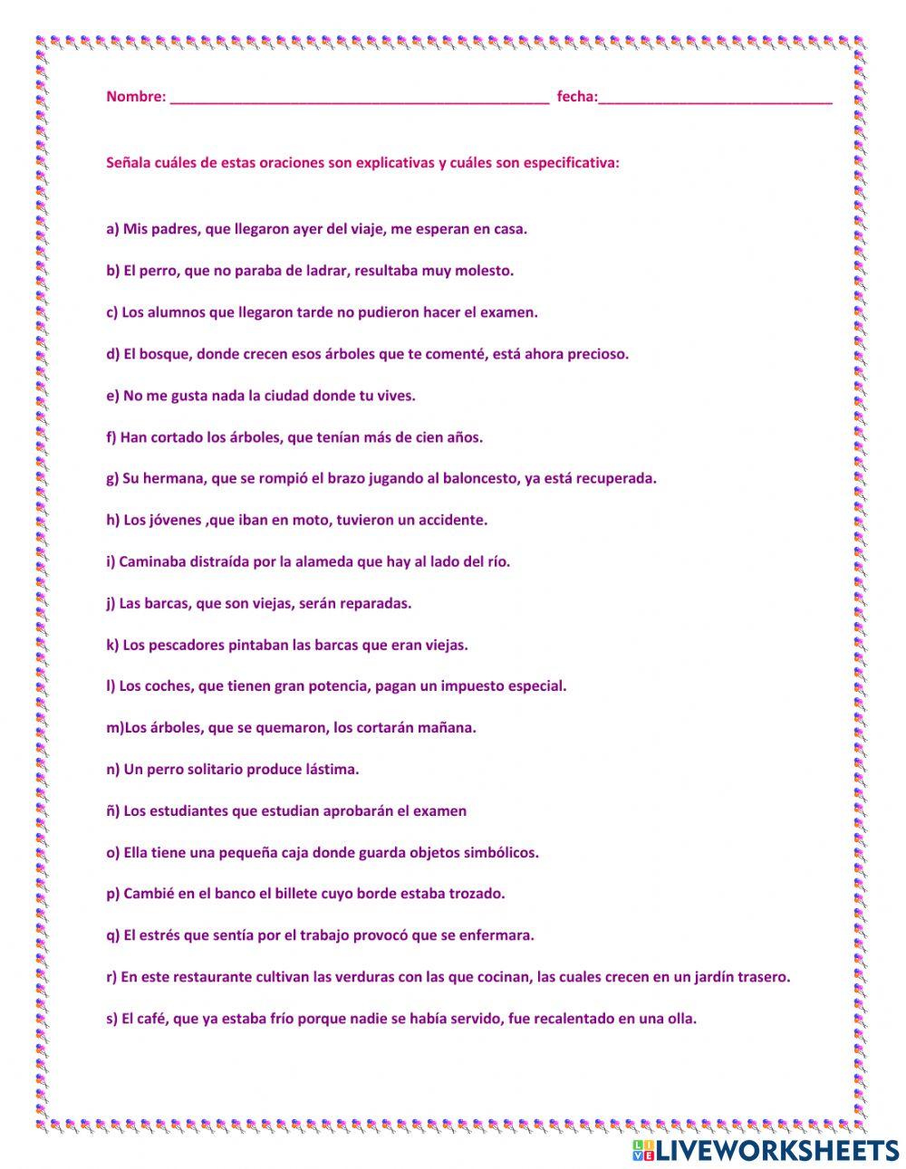 Subordinadas adjetival