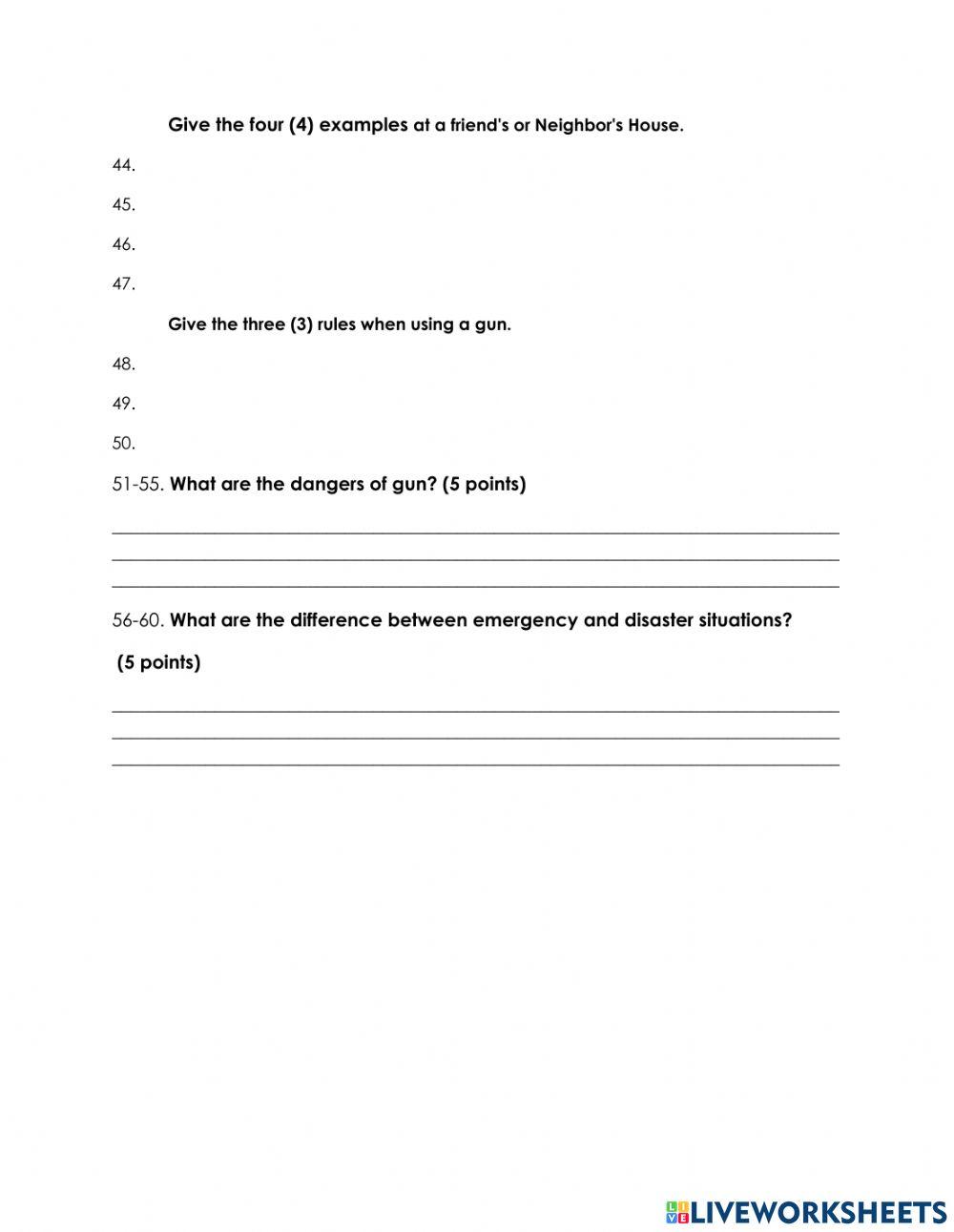 Fourth Periodical Exam