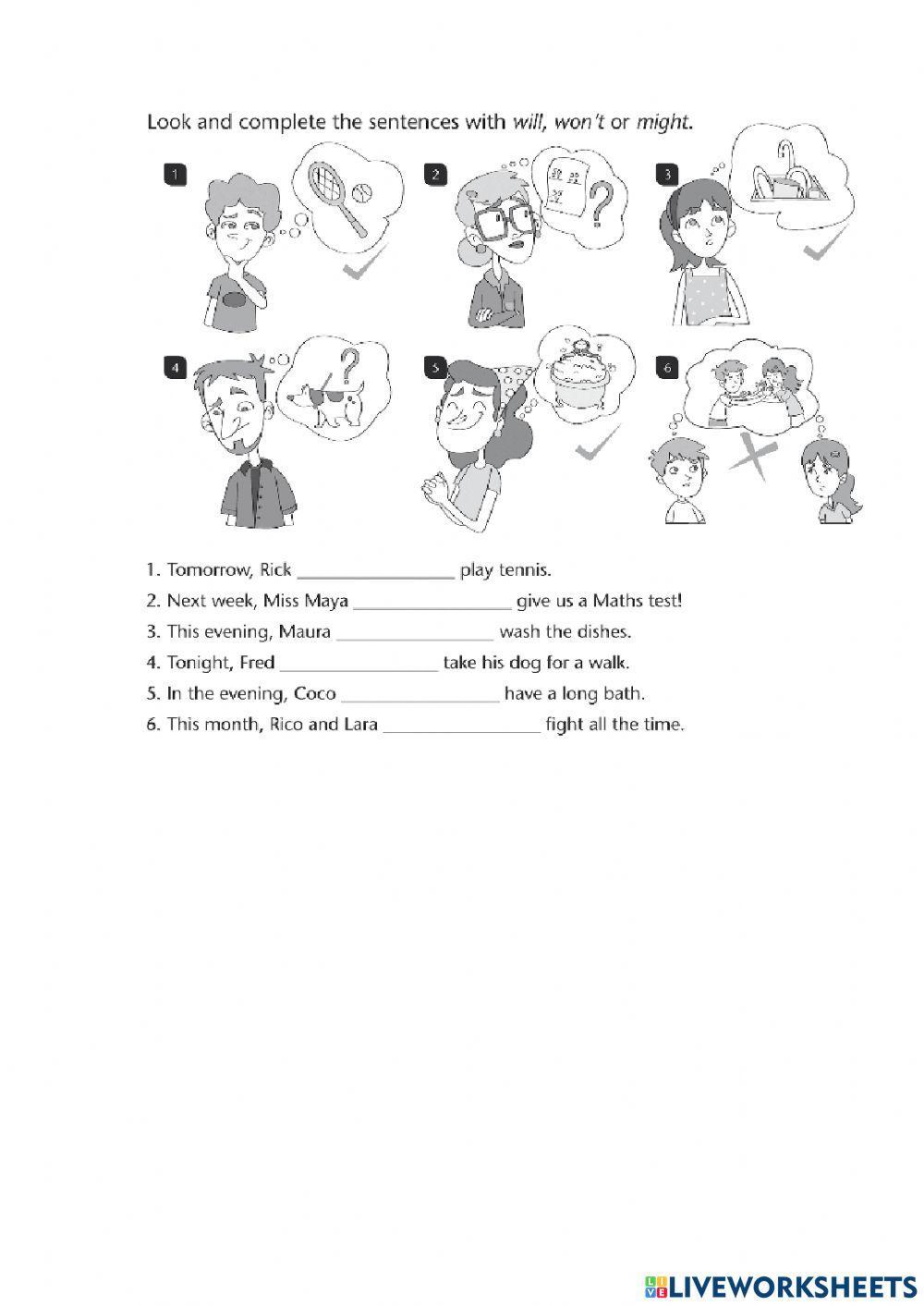 Possibility will - won-t - might