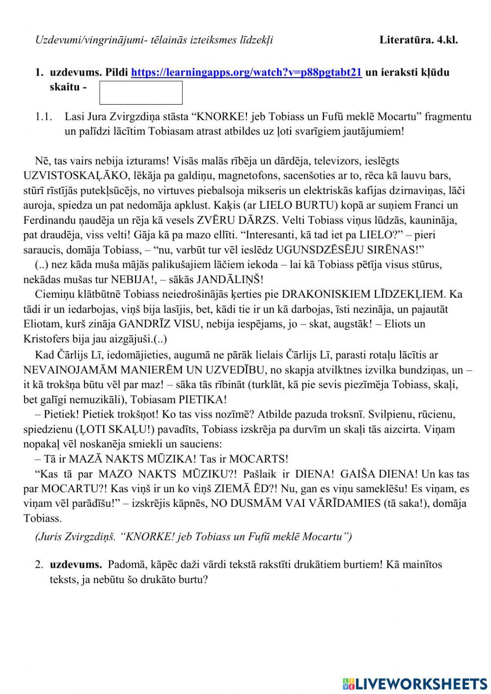 Tēlainās izteiksmes līdzekļi