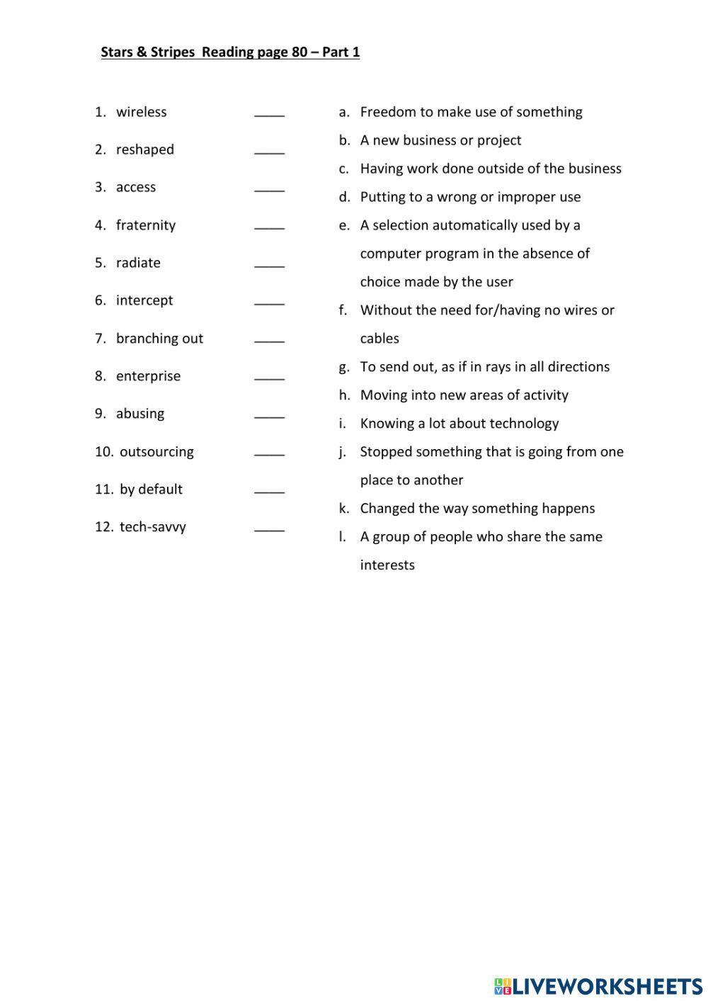 Stars and stripes ECPE